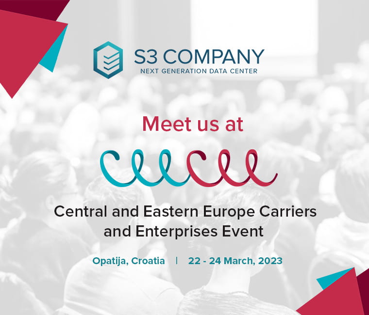 Екипът на S3 Company ще вземе участие в първото издание на CEE DCE (Central and Eastern European Data Center Event)